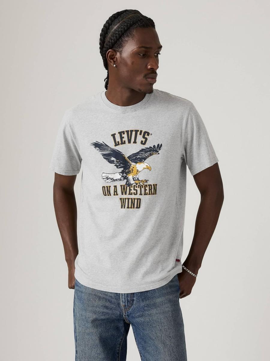 CAMISETA LEVIS VINTAGE EAGLE GRIS