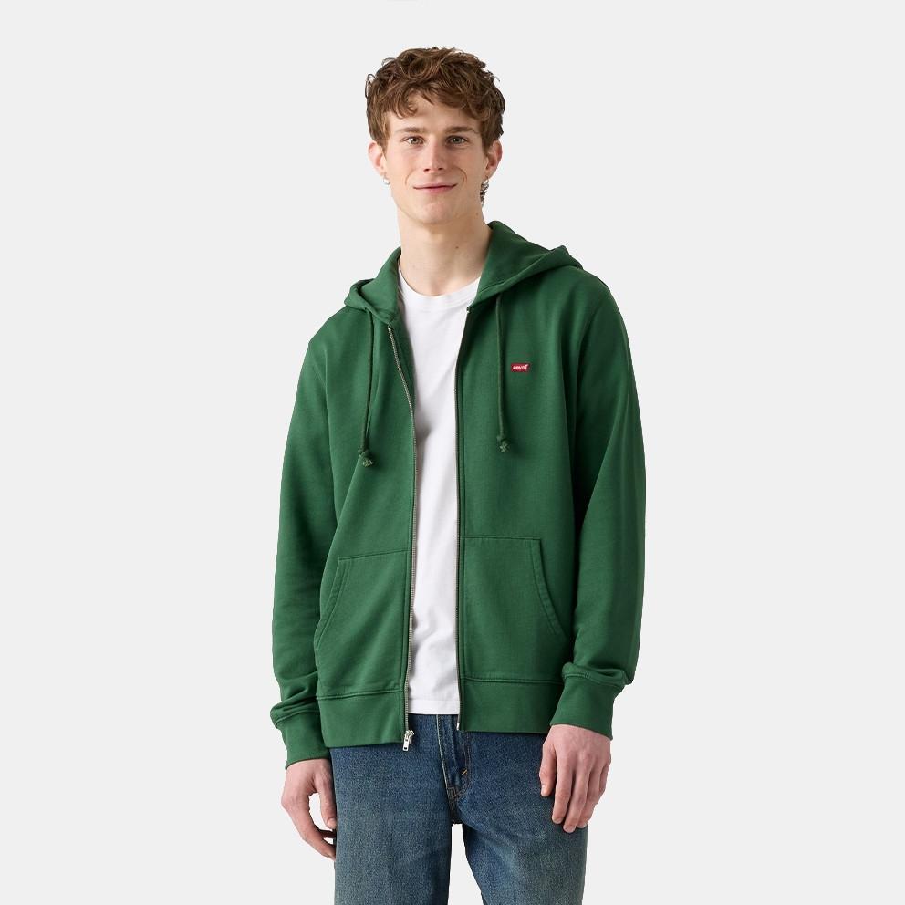 SUDADERA LEVIS ORIGINAL ZIP VERDE