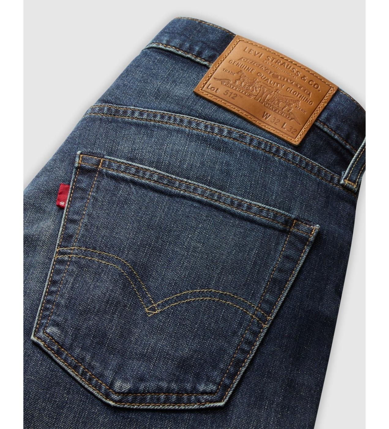 JEANS LEVIS 512 SLIM TAPER BREAKING AZUL OSCURO