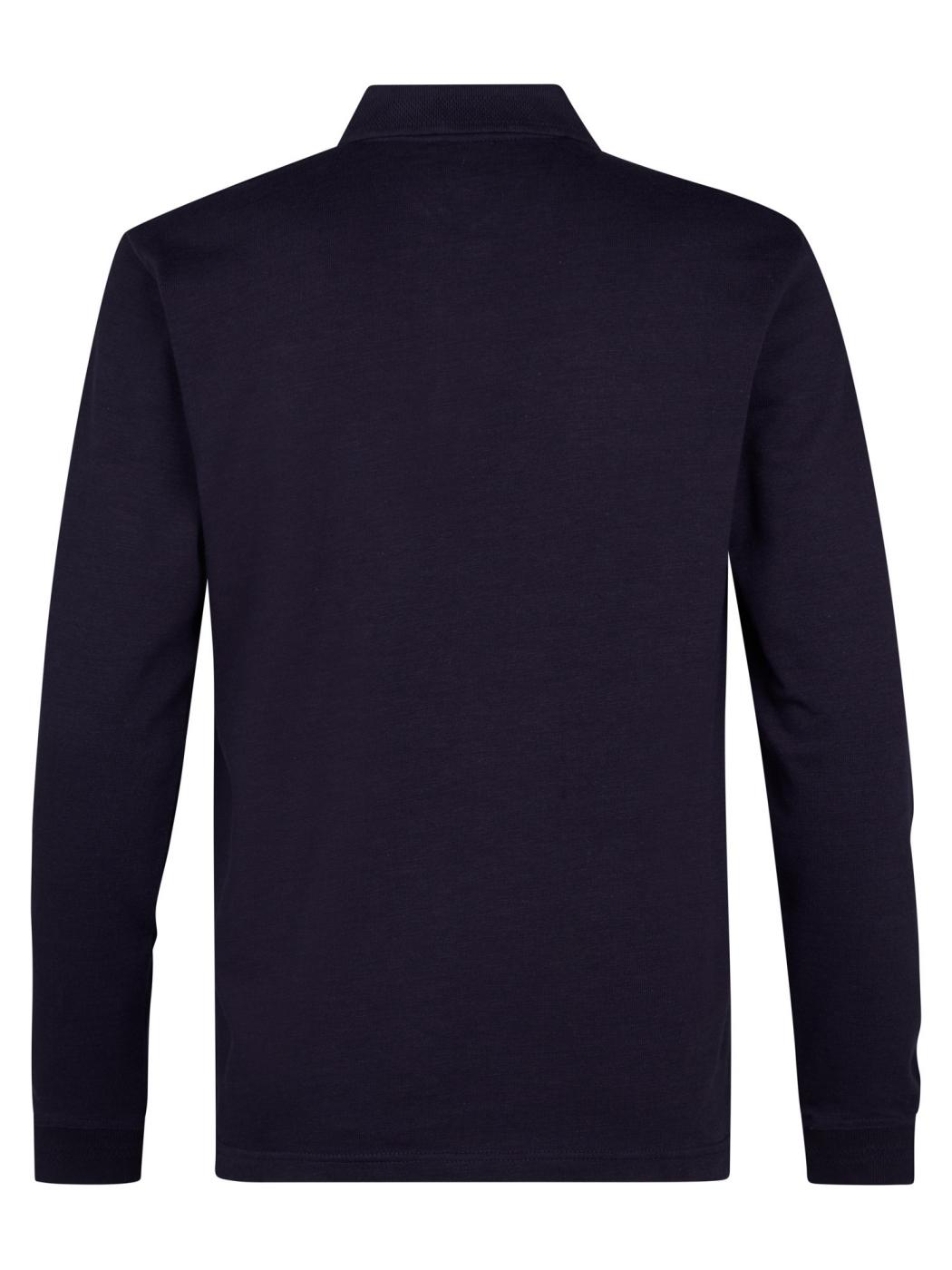 POLO PETROL M/LARGA AZUL OSCURO