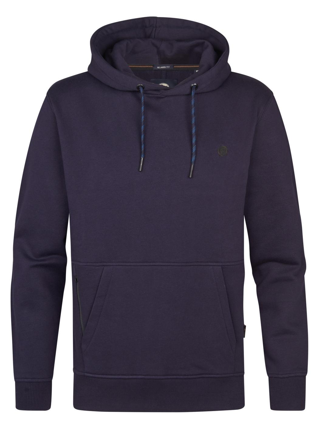 SUDADERA PETROL HOODED AZUL OSCURO