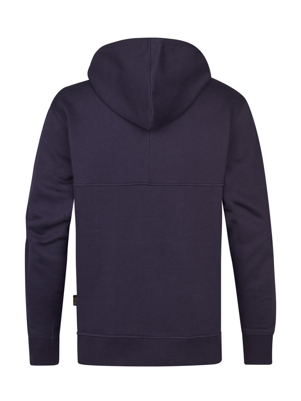 SUDADERA PETROL HOODED AZUL OSCURO