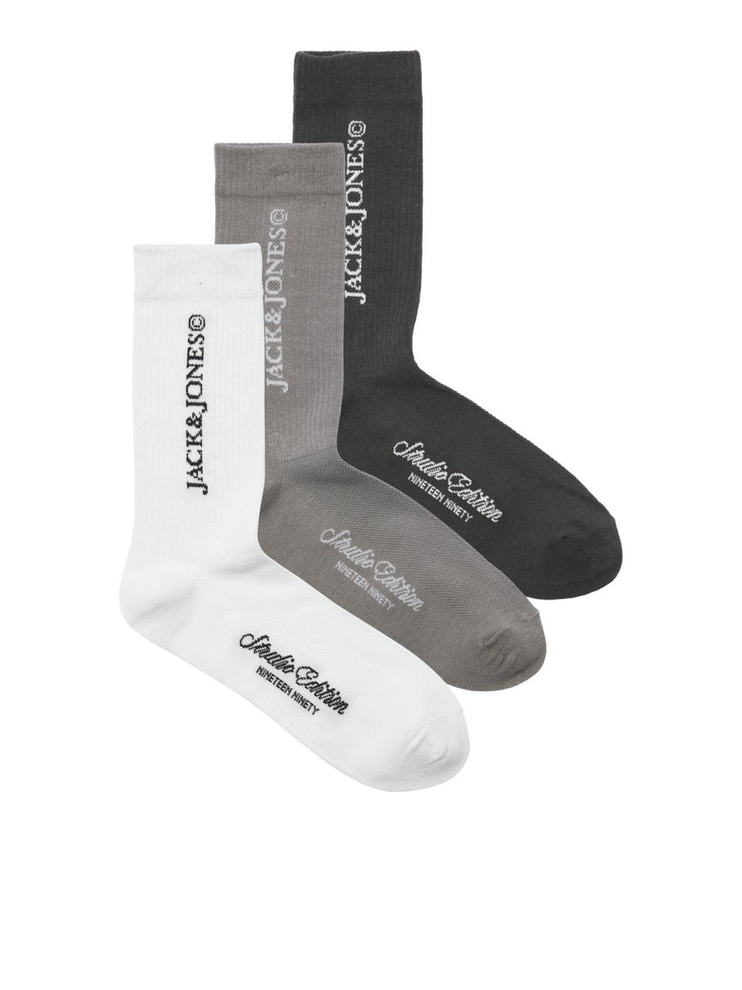 CALCETINES JACK&JONES PACK 3 JAY TENNIS MULTICOLOR