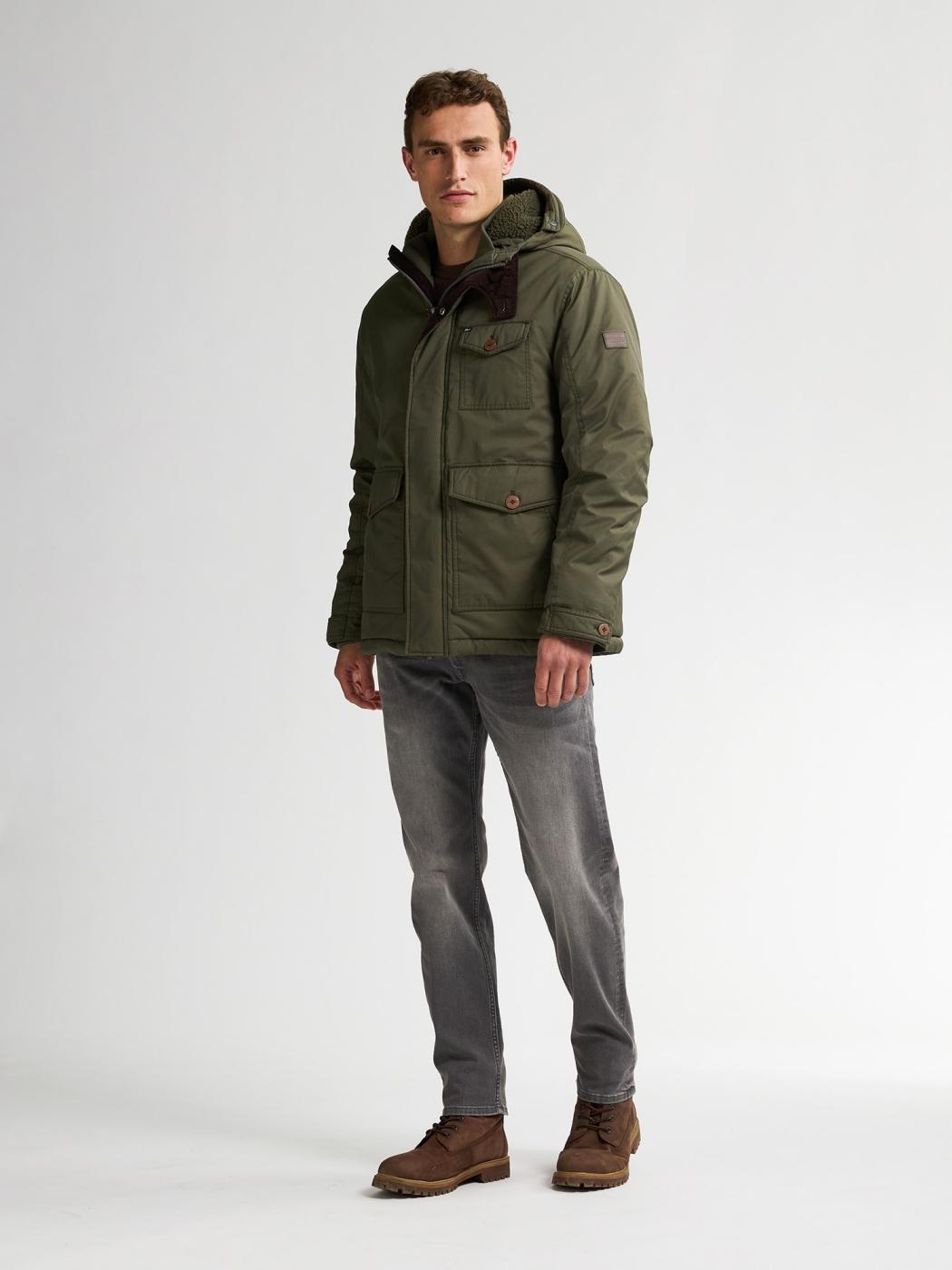 PARKA PETROL VERDE