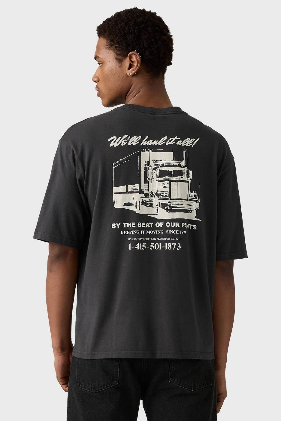 CAMISETA LEVIS HAULING NEGRO