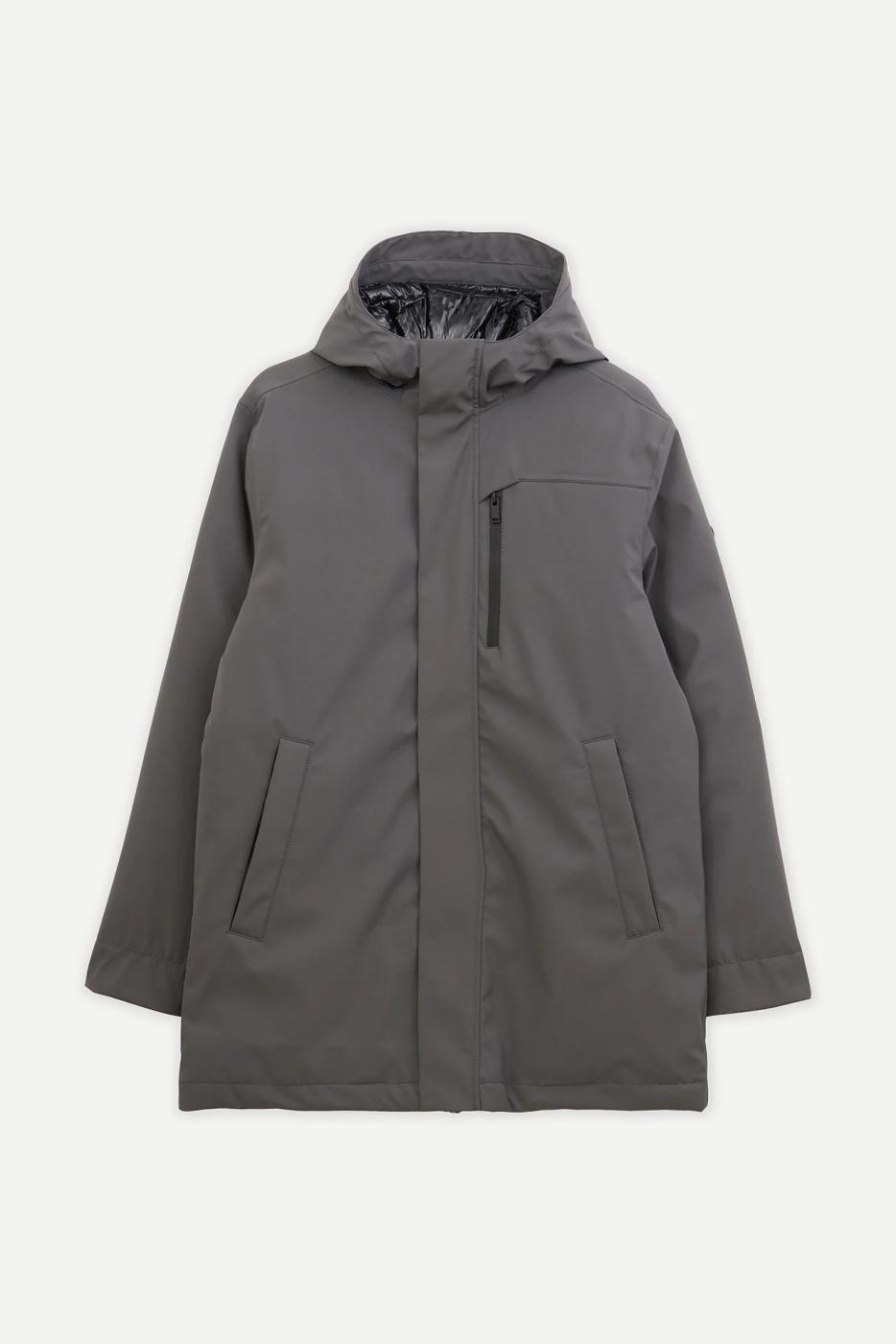 CHAQUETA TANTA YUKI GRIS OSCURO