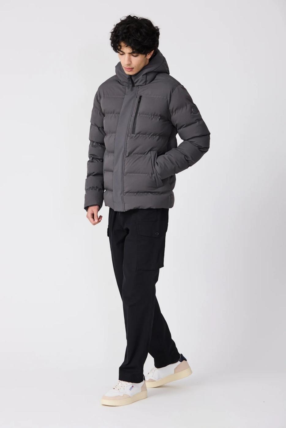 CHAQUETA TANTA KARISKHALI GRIS OSCURO