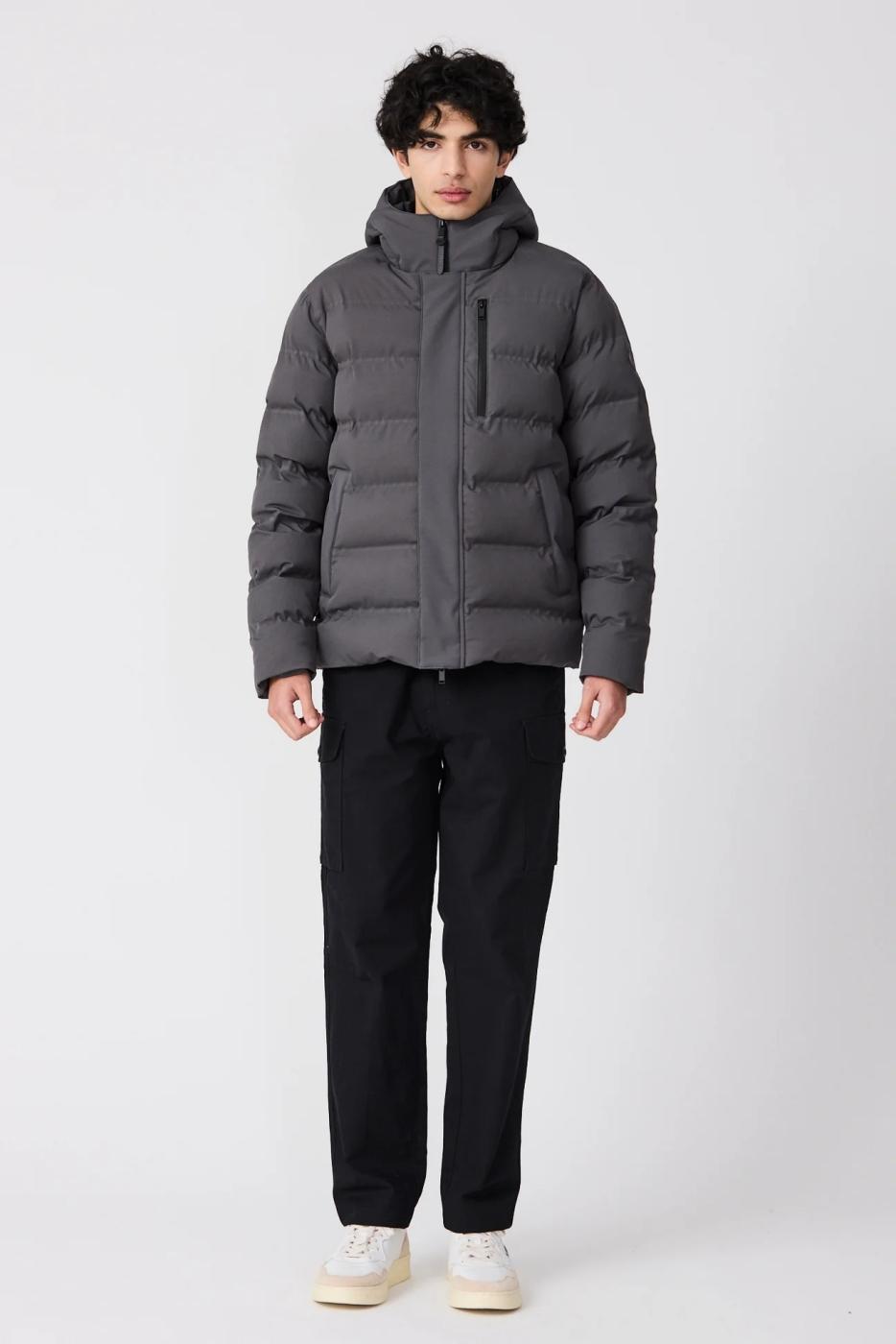 CHAQUETA TANTA KARISKHALI GRIS OSCURO