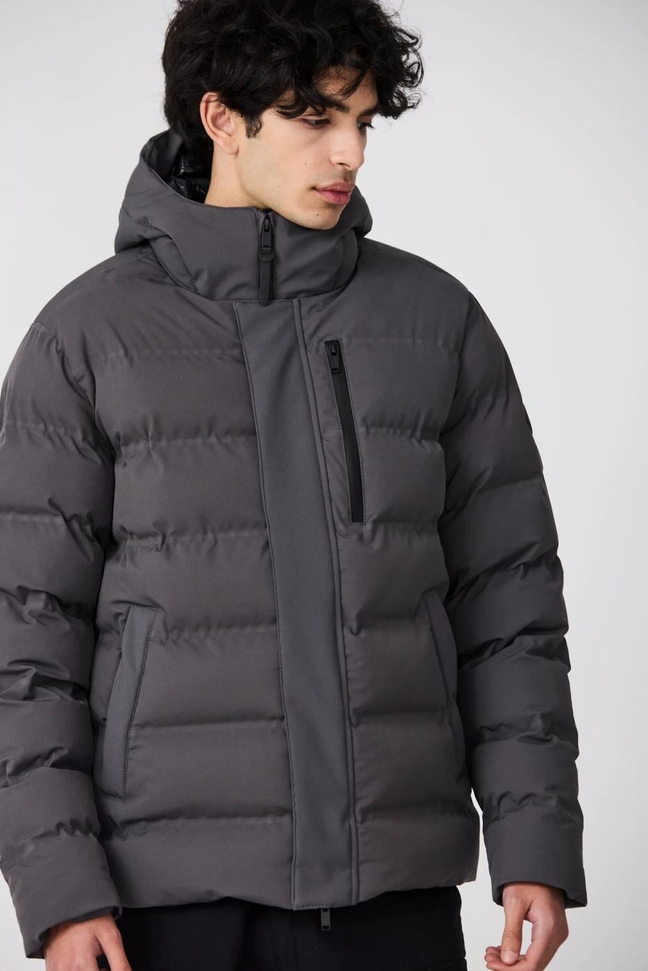 CHAQUETA TANTA KARISKHALI GRIS OSCURO