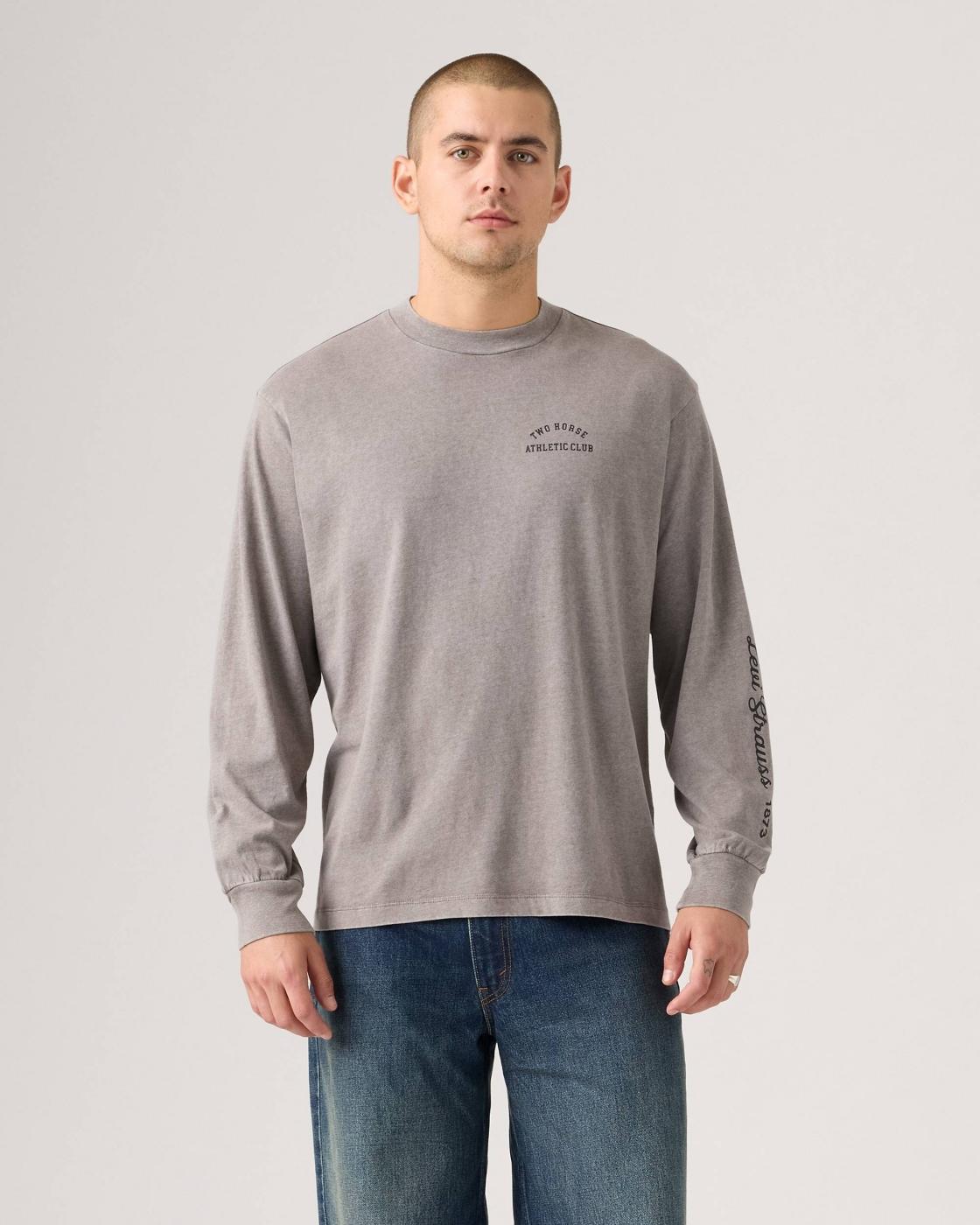 CAMISETA LEVIS M/LARGA GRAPHIC VINTAGE GRIS