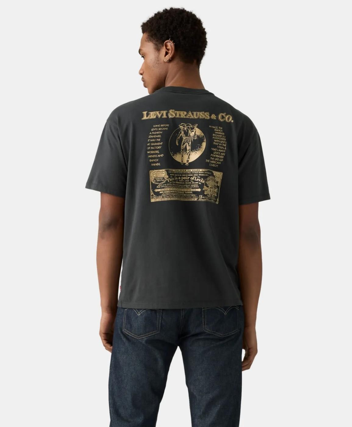 CAMISETA LEVIS VINTAGE GRAPHIC NEGRO