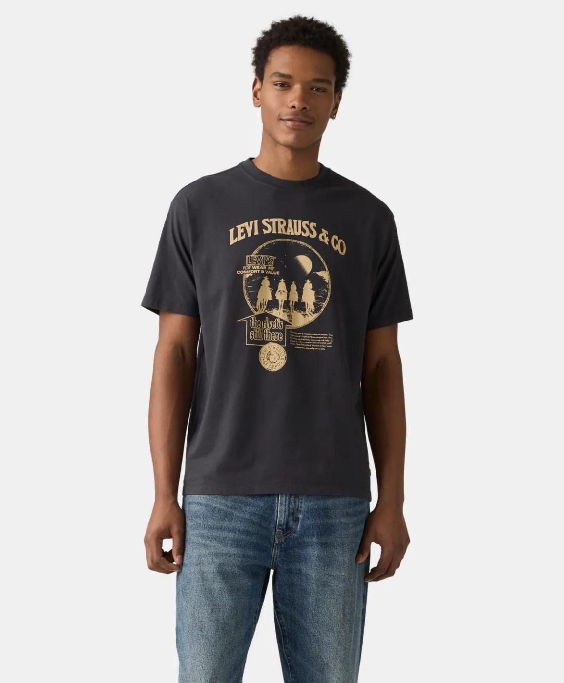 CAMISETA LEVIS VINTAGE GRAPHIC NEGRO