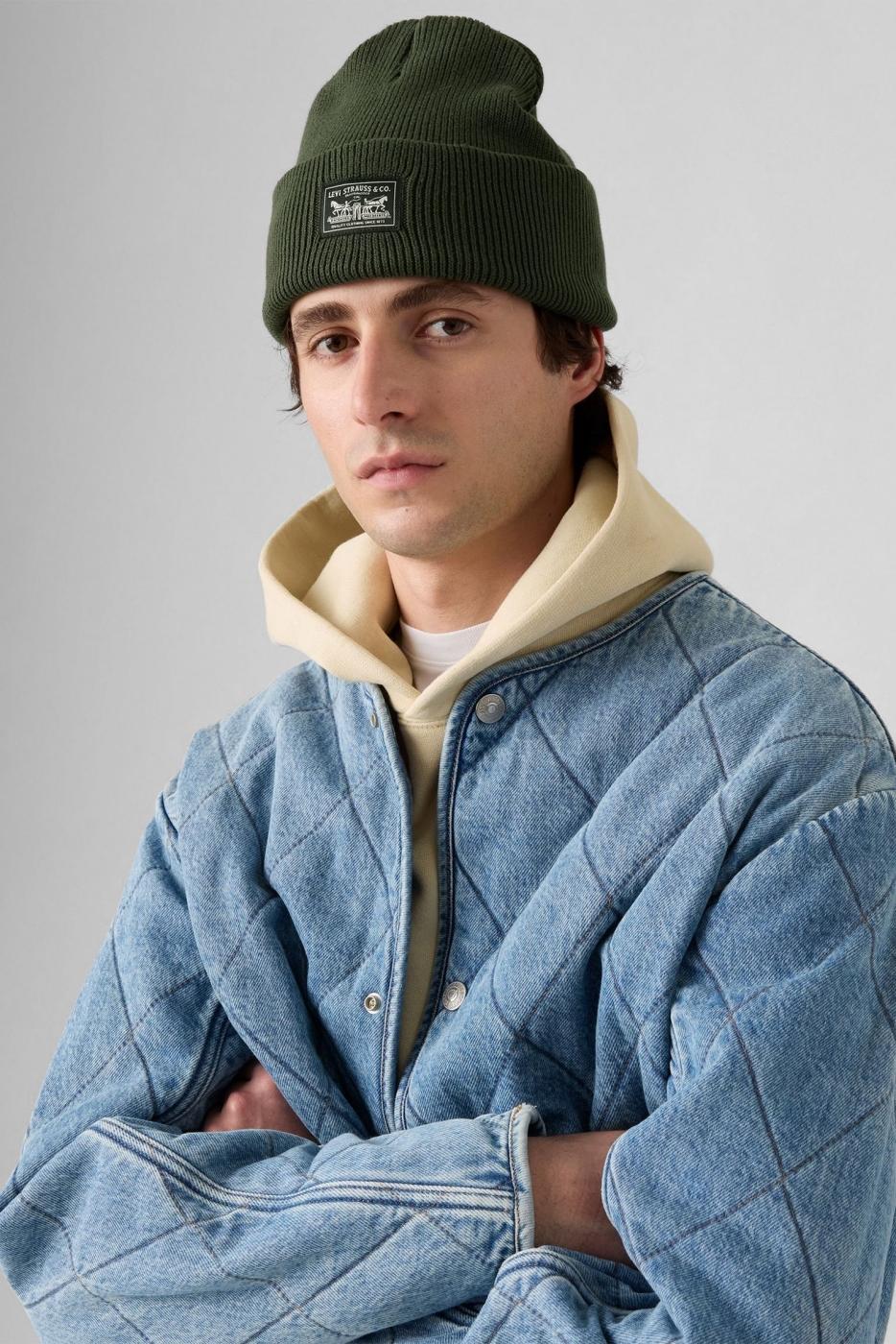 GORRO LEVIS BACKPATCH VERDE OSCURO