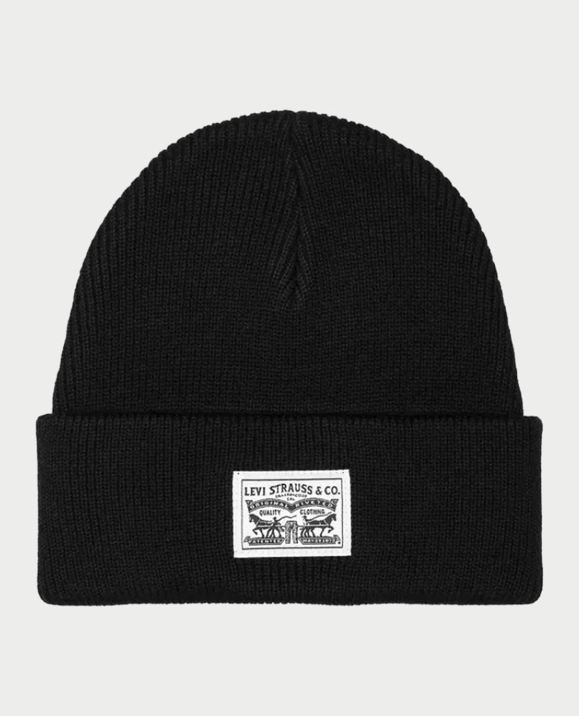 GORRO LEVIS BACKPATCH NEGRO