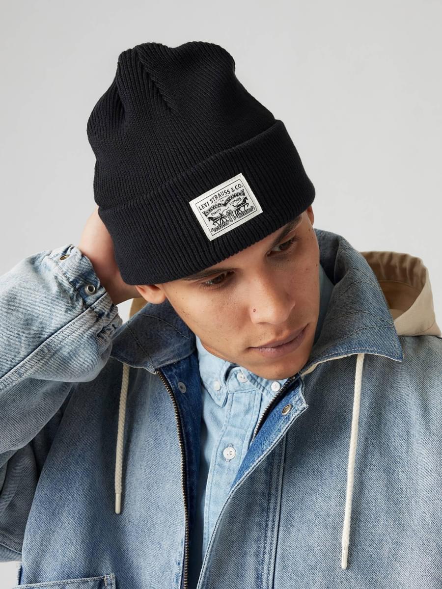 GORRO LEVIS BACKPATCH NEGRO