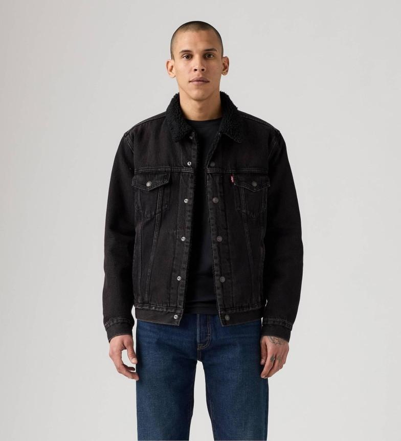 CHAQUETA LEVIS TYPE3 SHERPA BUILT NEGRO