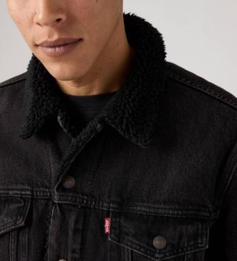 CHAQUETA LEVIS TYPE3 SHERPA BUILT NEGRO