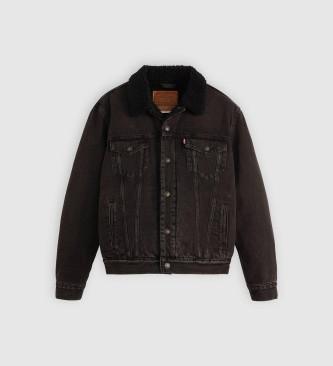 CHAQUETA LEVIS TYPE3 SHERPA BUILT NEGRO