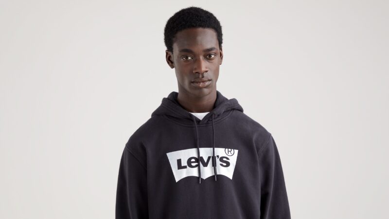 SUDADERA LEVIS GRAPHIC HOODIE BW FOIL
